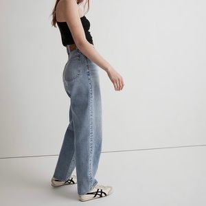 Madewell Curvy Baggy Straight Jeans